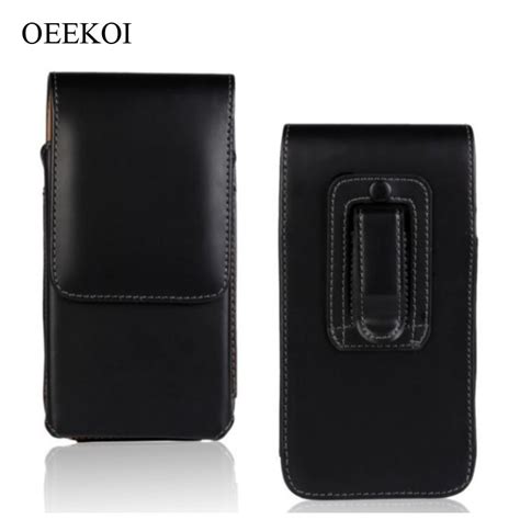 Oeekoi Funda De Cuero Pu Con Clip Para Cintur N Funda Abatible Para