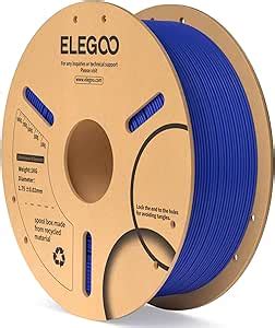 ELEGOO PLA Filament 1 75mm Dark Blue 1KG 3D Printer Filament