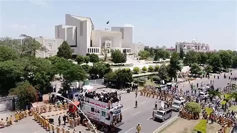 Exclusive Drone Footage Of Pdm Protest Outside Supreme Court May