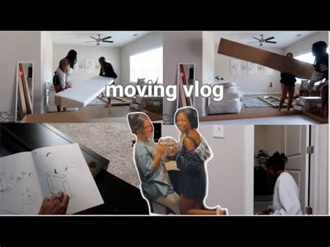 Moving Vlog Ikea Cloud Couch Dupe Unpacking Furniture Building