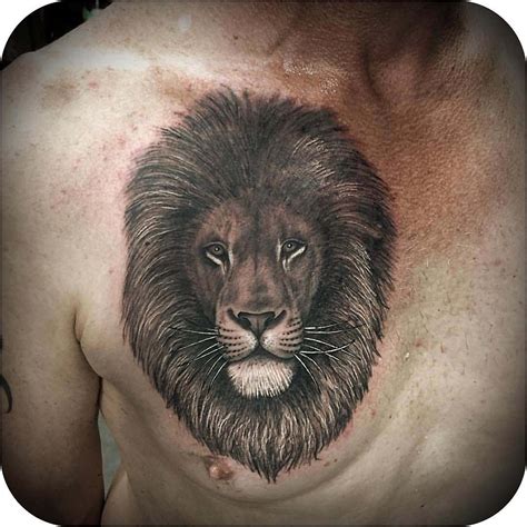 Lion Chest Tattoos For Men Printable Calendars AT A GLANCE