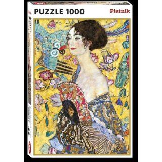 Puzzle Klimt Dame mit Fächer 1000 Teile 12 99