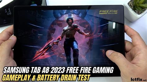 Samsung Galaxy Tab A8 Free Fire Gaming Test 2023 Unisoc Tiger T618