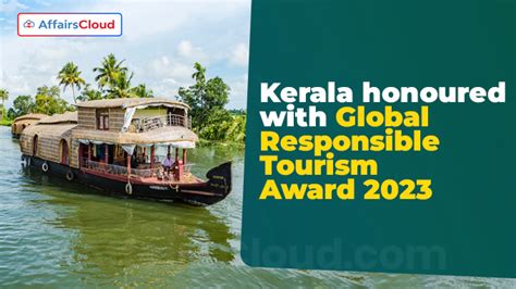 Global Responsible Tourism Award Kerala Rt Mission Soar