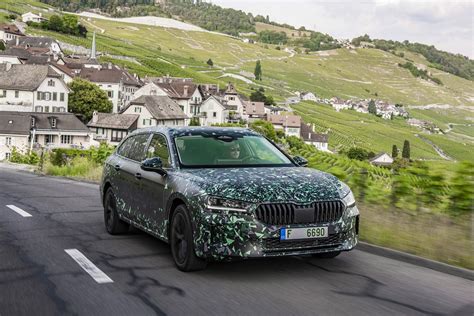 Skoda Superb Combi Prototype Reviews Complete Car