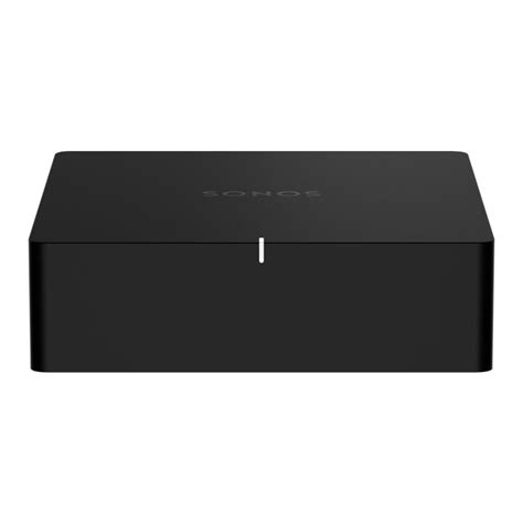 Sonos Port The Wifi Network Streamer With Built In Dac