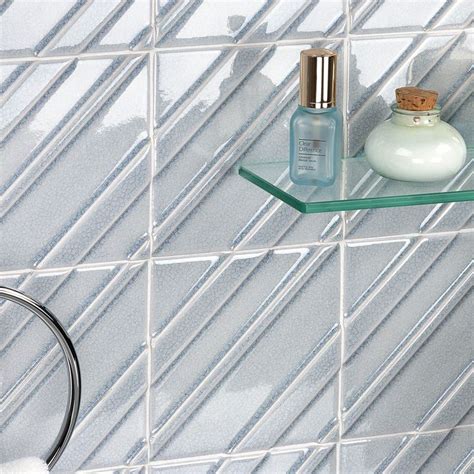 Nabi Argyle Arctic Blue X Ceramic Tile In Ceramic Wall Tiles