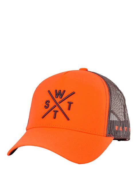 Watts Casquette Trucker Tribe Orange Fluo