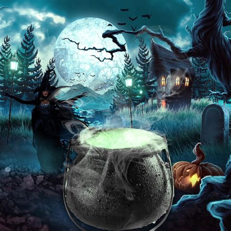 2022 NEW Halloween Witch Pot Smoke Machine - Dzordz Shop