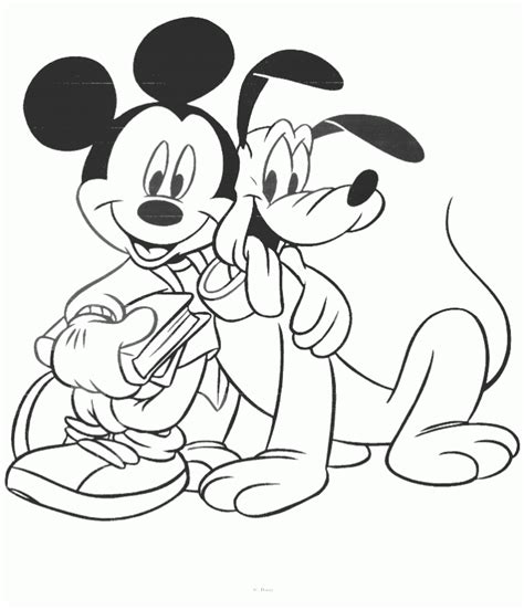 Mickey Mouse Head Coloring Pages - Coloring Home