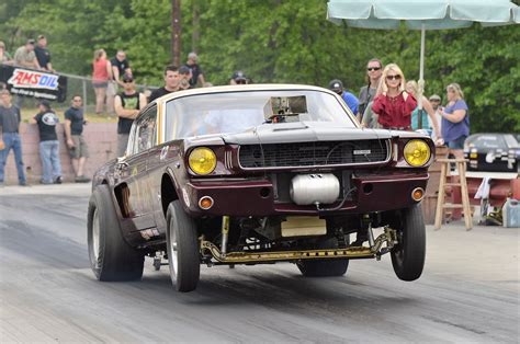 Wheels Up Gasser 1965 Mustang Runs 8s