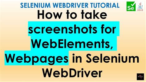 How To Take Screenshot In Selenium Webdriver Using Java Interview