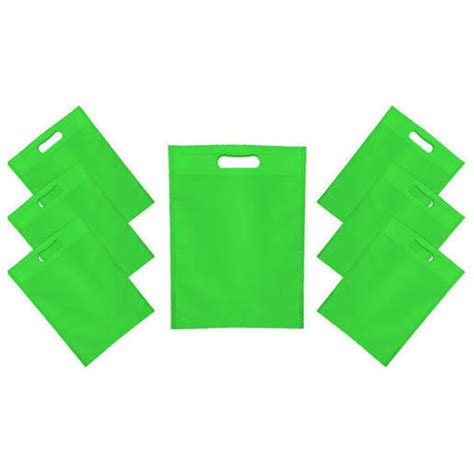 Plain Green Non Woven D Cut Shopping Bag Capacity 2kg At Rs 170 Kg In