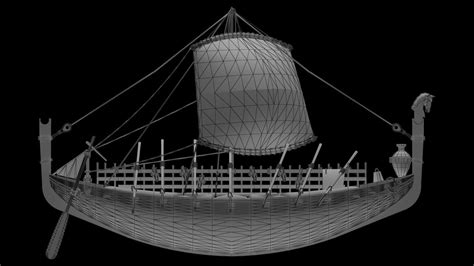 Phoenician Ship 3D model | CGTrader