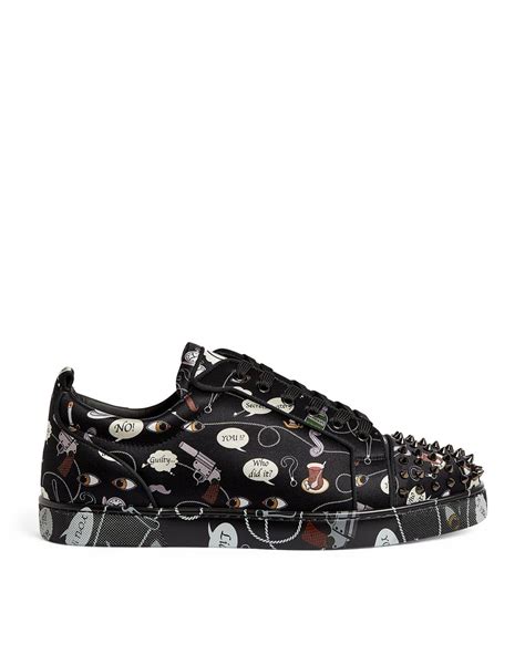 Christian Louboutin Weapons Fun Louis Junior Spike Orlato Sneakers In