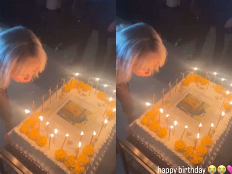 Sabrina Carpenter Rings In 25th Birthday With Leonardo Dicaprio Meme Cake