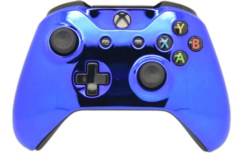 Blue Chrome Xbox One S Controller