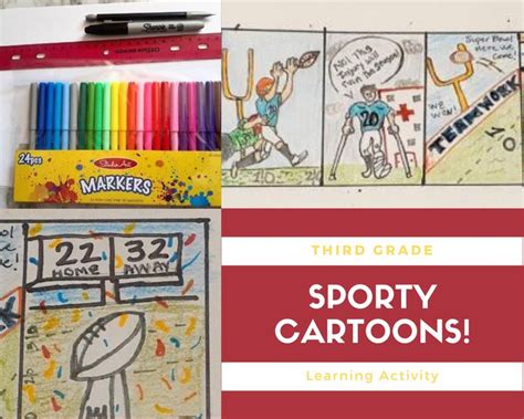 3rd Grade Sporty Cartoons