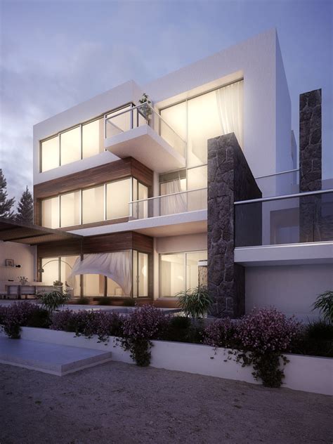 Storey Villa On Behance