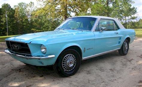 Frost Turquoise Blue 1967 Mustang Hardtop Mustang Mustang Cars Ford