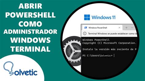 C Mo Abrir Powershell Como Administrador En Windows Terminal Youtube