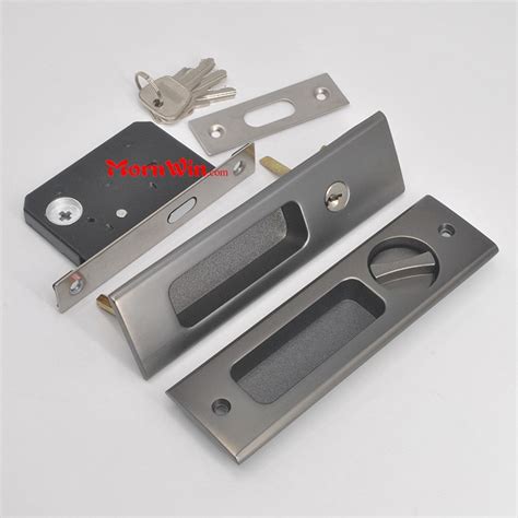 Sliding Door Zinc Alloy Privacy Zamak Bathroom Mortise Hook Lock