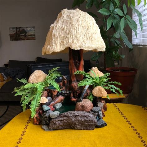 Mushroom Lamp Etsy Uk