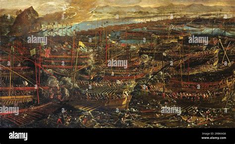 The Battle of Lepanto by Tintoretto Stock Photo - Alamy