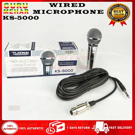 PLATINUM KS 5000 Heavy Duty Wired Microphone For Videoke Lazada PH