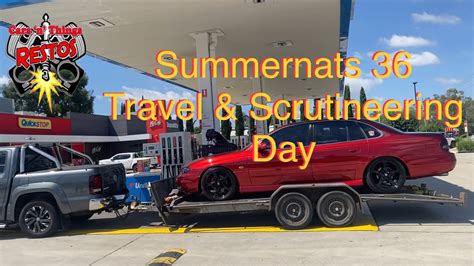 Summernats 36 Travel Scrutineering Day YouTube