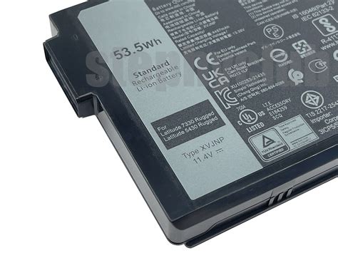 New 53 5Wh XVJNP Battery Compatible With Dell Latitude 7330 5430 Rugged