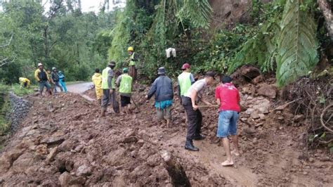 Longsor Tutup Poros Sinjai Malino Begini Kondisinya Tribun Timur