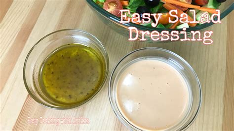 Easy Salad Dressings Really Quick Youtube