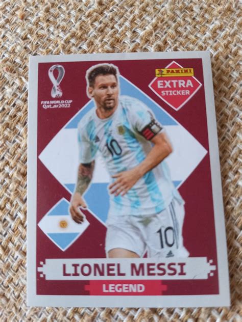 Figurinha Do Lionel Messi Base Legend Extra Figurinha Da Copa 2022