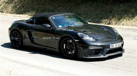 Porsche Boxster Spyder Rs Spied Looking Ready For Production