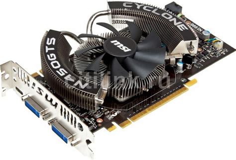 Характеристики Видеокарта Msi Nvidia Geforce Gts 450 1ГБ Gddr5 Oc