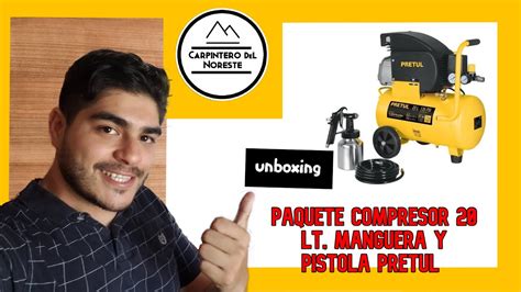 compresor pretul 20l reseña completa unboxing YouTube