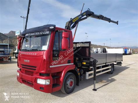 Camion Iveco Plateau Ridelles Eurocargo ML 120 E 22 4x2 Gazoil Euro 5