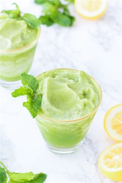 Easy Frozen Mint Lemonade Limonana Paleo Eating By Elaine