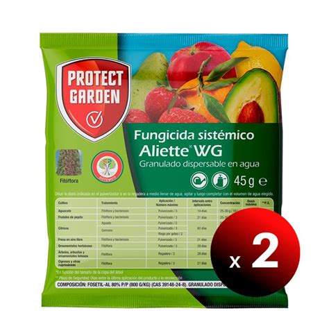 Buy Pack Of 2 Units Protect Garden Systemic Fungicide Aliette Wg For Lawn And Conifers Fights