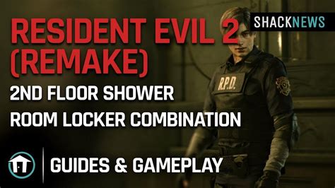 Resident Evil Remake Demo Nd Floor Shower Room Locker Combination