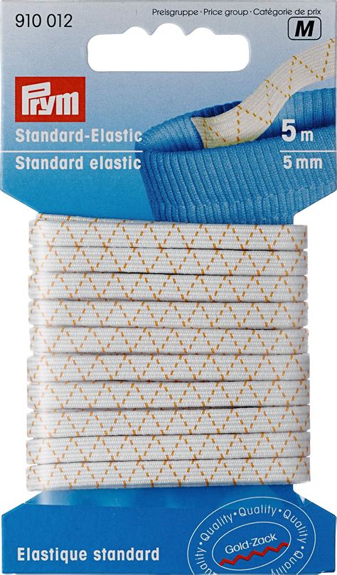 Prym Standard Elastic 10 mm weiß Amazon de Küche Haushalt Wohnen