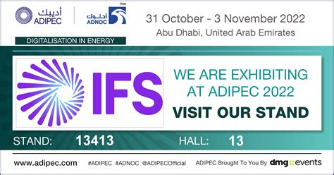 Ifs Middle East On Twitter Ifs Are Proud Sponsors Of Adipec 2022 We