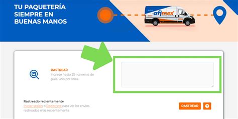 Rastrea tu envío en Afimex Localiza tu paquete al momento