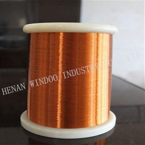 0 58 Mm 99 99 Pure Copper Enamelled Wire Oven Self Bonding For Motor