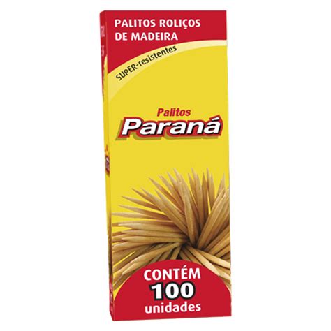 Palito de madeira Paraná c 100 unids Sonda Supermercado Delivery