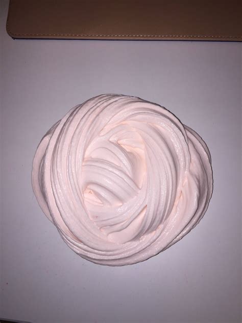 Pink Butter Slime Mixed With Clay