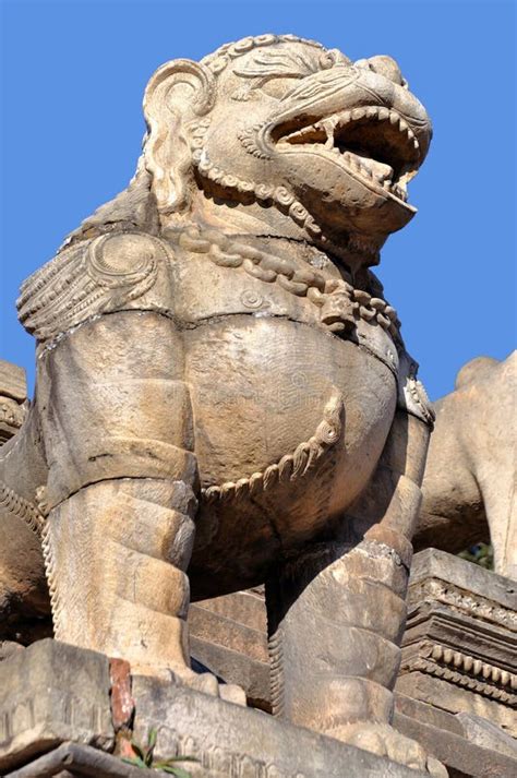 Le N De Piedra En El Cuadrado De Bhaktapur Durbar Foto De Archivo