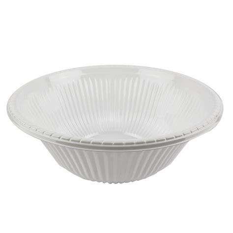 2pk Reusable Plastic White Salad Bowl 30cm Everything Party