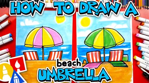 How To Draw A Beach Art Hub